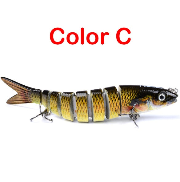 MrFishingSupplies Hard Body Swimbait Pike Fishing Lures Artificial Multi Jointed Sections Hard Bait Trolling Pike Carp Fishing Lure