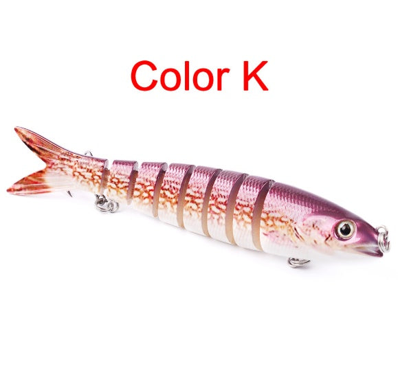 MrFishingSupplies Hard Body Swimbait Pike Fishing Lures Artificial Multi Jointed Sections Hard Bait Trolling Pike Carp Fishing Lure