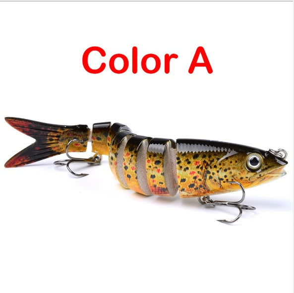 MrFishingSupplies Hard Body Swimbait Pike Fishing Lures Artificial Multi Jointed Sections Hard Bait Trolling Pike Carp Fishing Lure