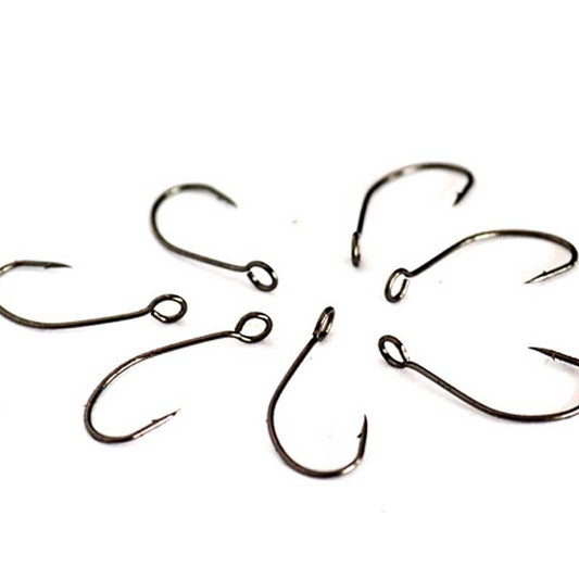 MrFishingSupplies Big Eye Stream 50 pcs Hook Fishing Tackle