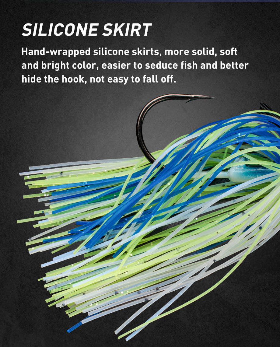 Mr Fishing Supplies | Anti-hanging Composite Rotating Sequins Bladed Jigs