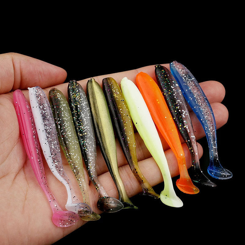 MrFishingSupplies | Two-color Soft Lure Paddle Tail Swimbait
