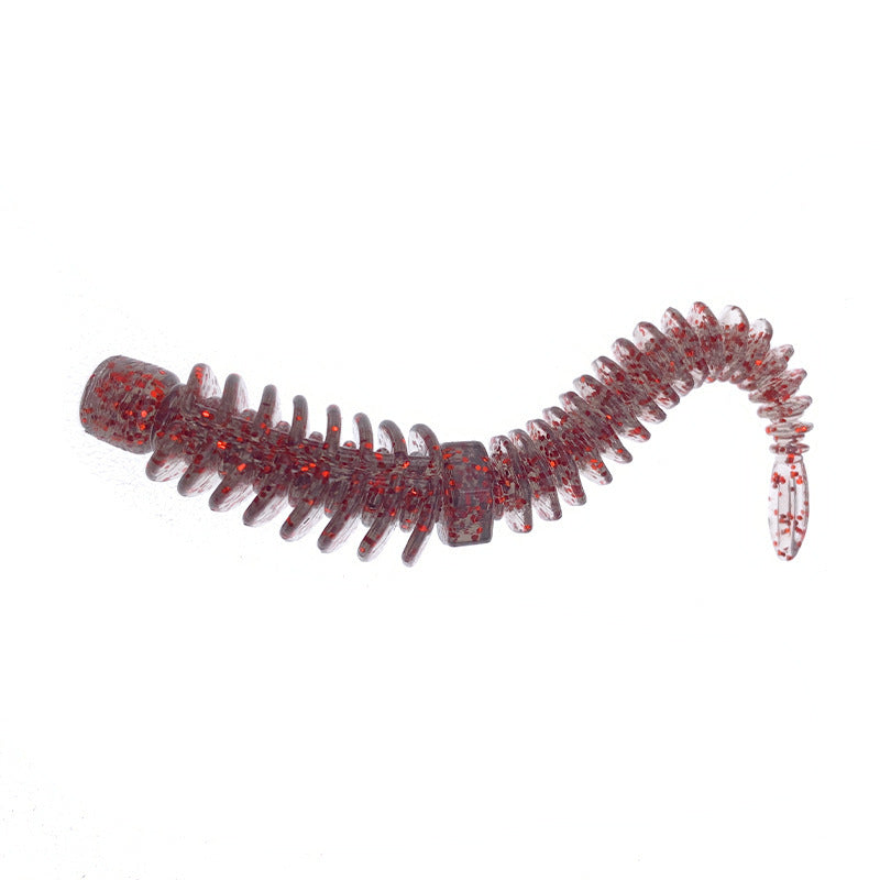 LUSHAZER| 10 PCS Reverse Thread Needle Tail Soft Bait