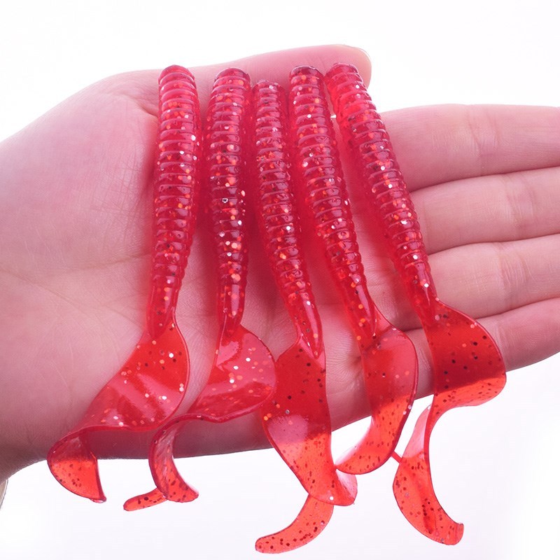MrFishingSupplies | 5 PCS Soft Plastic Grub Fake Bait