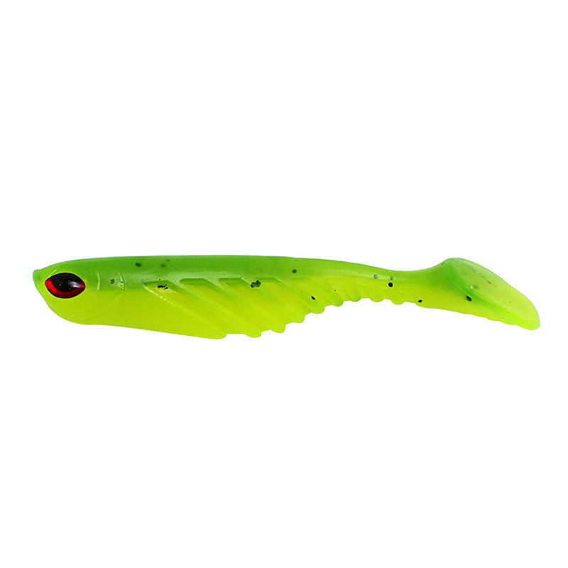 MrFishingSupplies | 5 PCS Minow Multi Color Paddle Tail Swimbait