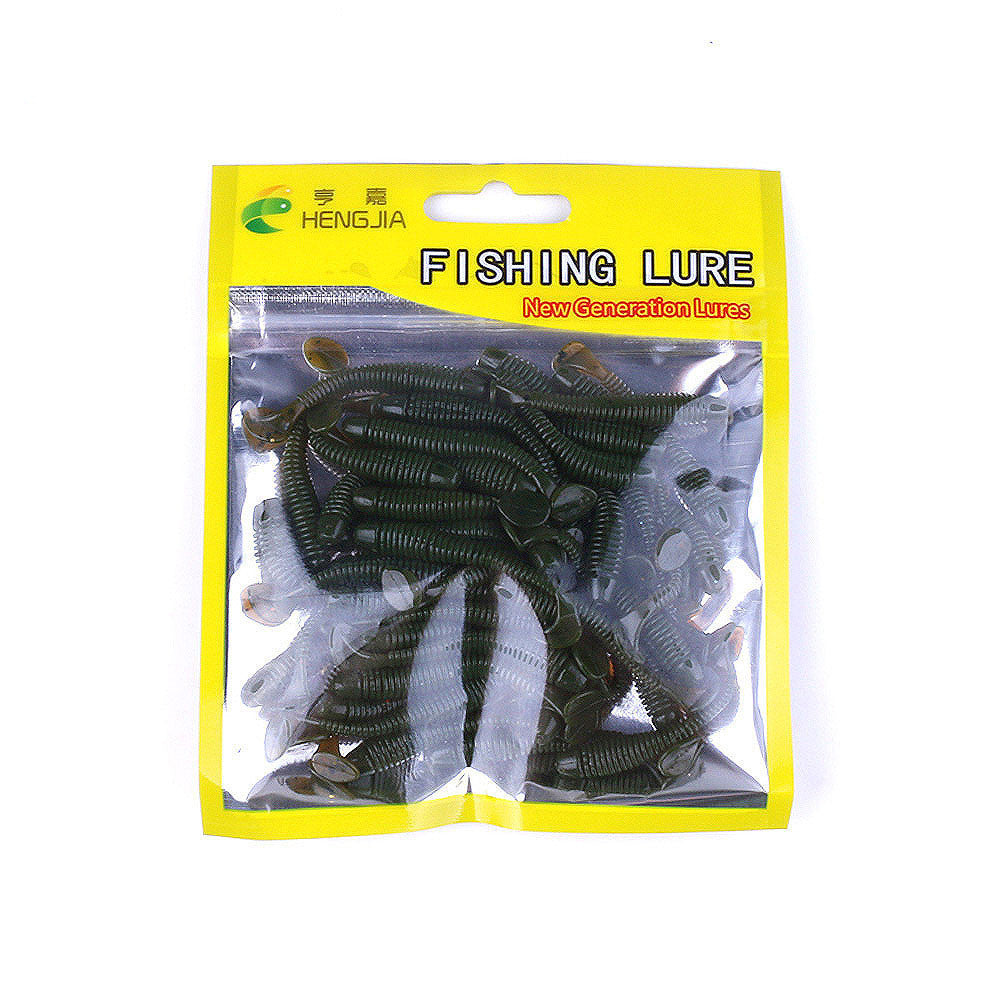 HENGJIA | Bag of colorful soft Plastic Worms bait