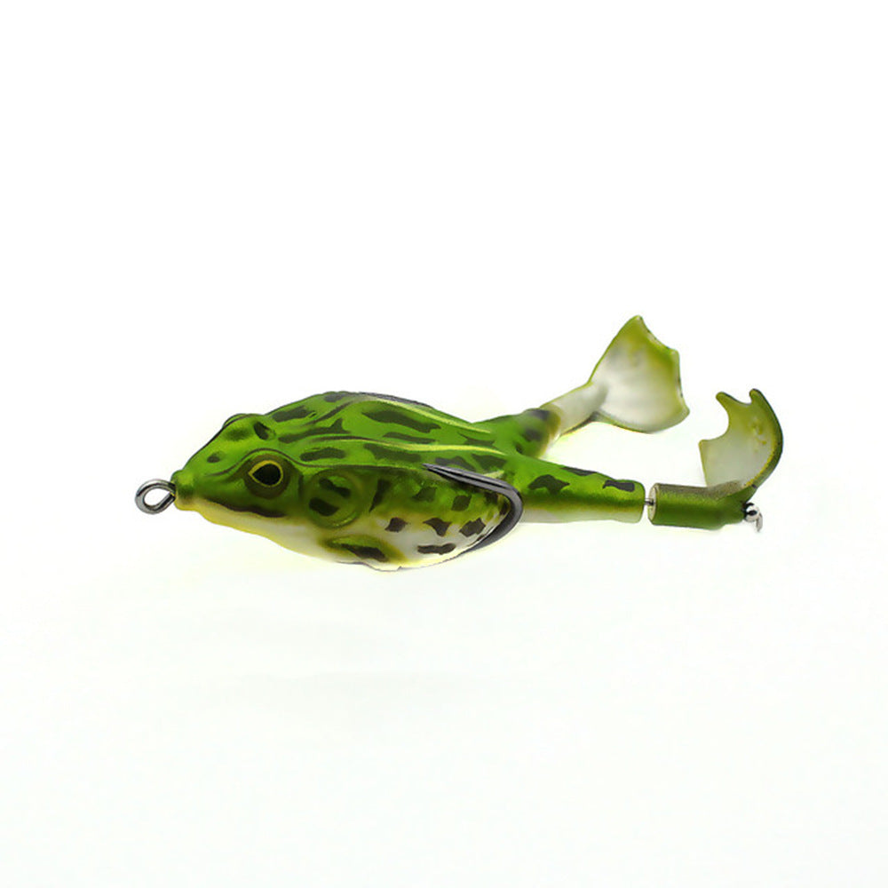 MrFishingSupplies | Double Propeller Topwater Frog Soft Bait