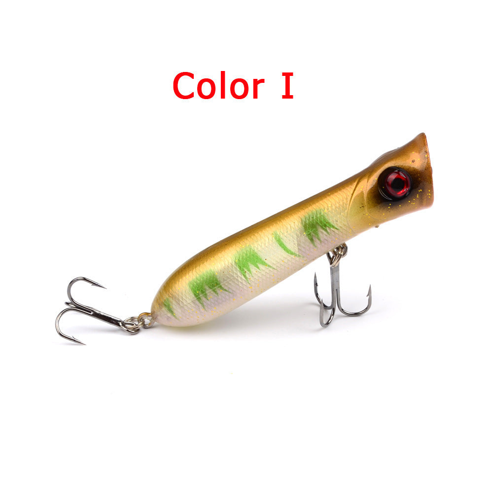 MrFishingSupplies | Topwater Fish 8CM-12g black hook plastic fishing lure