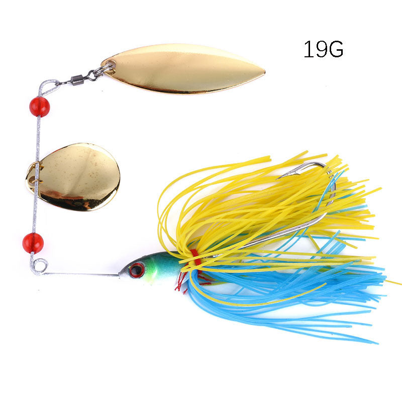 MrFishingSupplies | Spinnerbait rotating sequin beard bait