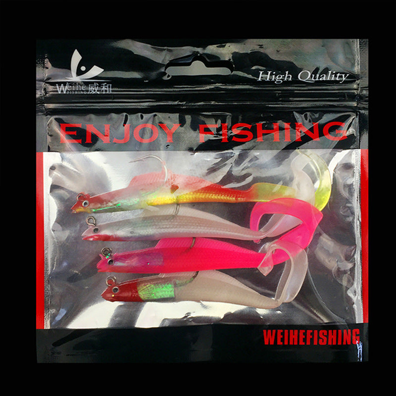WeiheFishing | Creative Soft Swimbait Simulation Long Lead Soft Fishing Lure