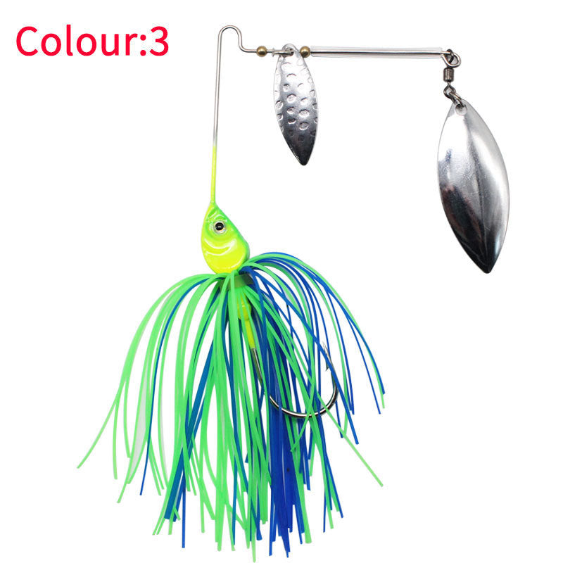 Mr Fishing Supplies | Tassel Beard Composite Sequins Fishing SpinnerBait Lure