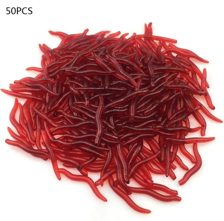 MrFishingSupplies | red worm bionic bait