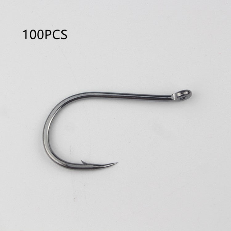 Fishing Tackle | 1000 PCS 100 PCS 50 PCS Bulk Hole Ring Barbed Hook