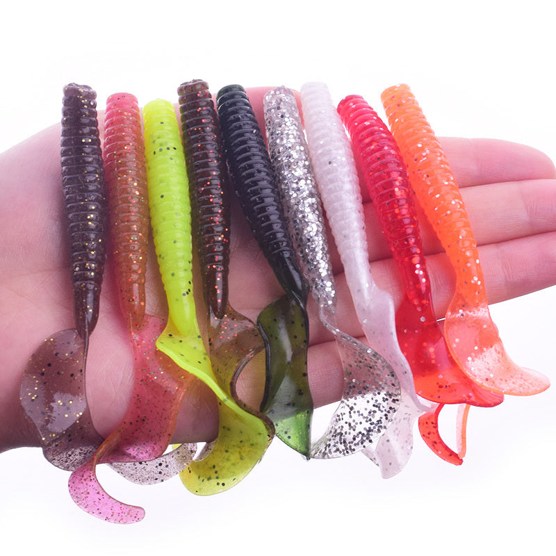 MrFishingSupplies | 5 PCS Soft Plastic Grub Fake Bait