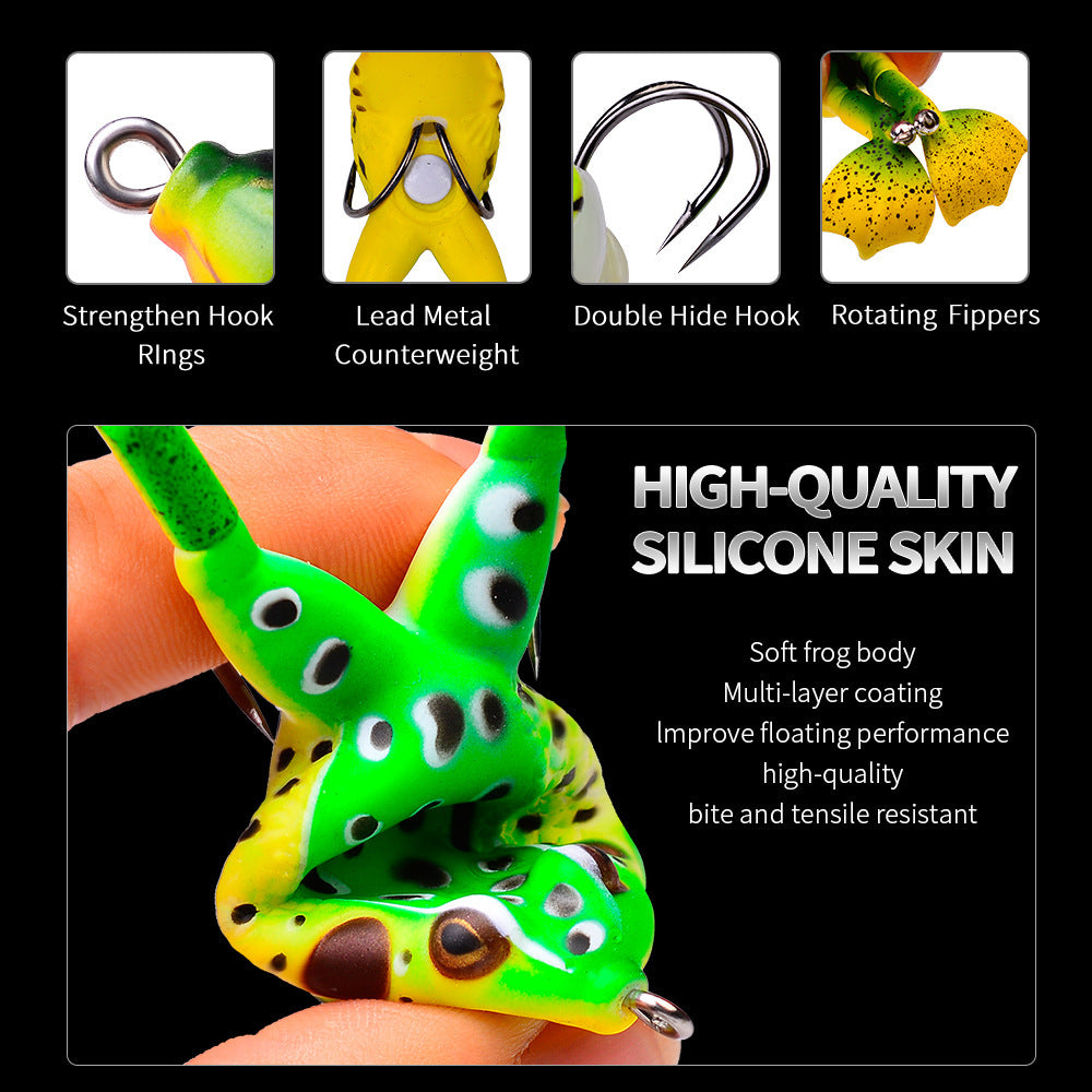 Mr Fishing Supplies | Rotating Legs Thunder Frog Lure Soft Lure