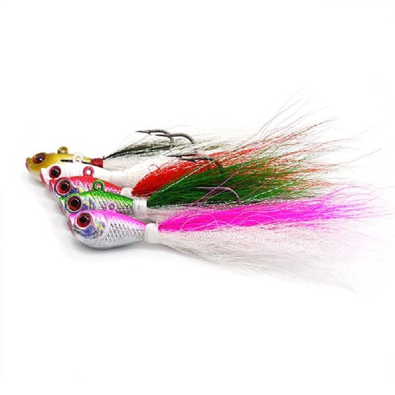 MrFishingSupplies | Hair Jig Multicolor Deer Tail Beard Guy Bronzing Lure