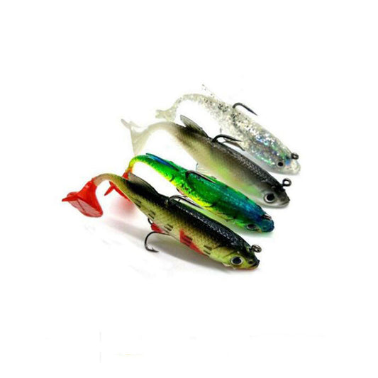 MrFishingSupplies | Soft Swim Bait Five Colors Lead Fish