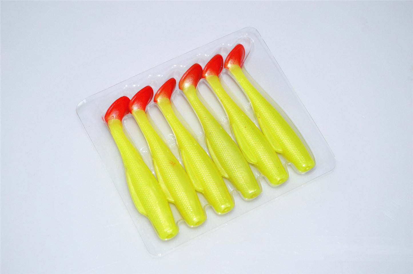 MrFishingSupplies | Multicolor Minow T-tail Lure Soft Bait 6 Pack