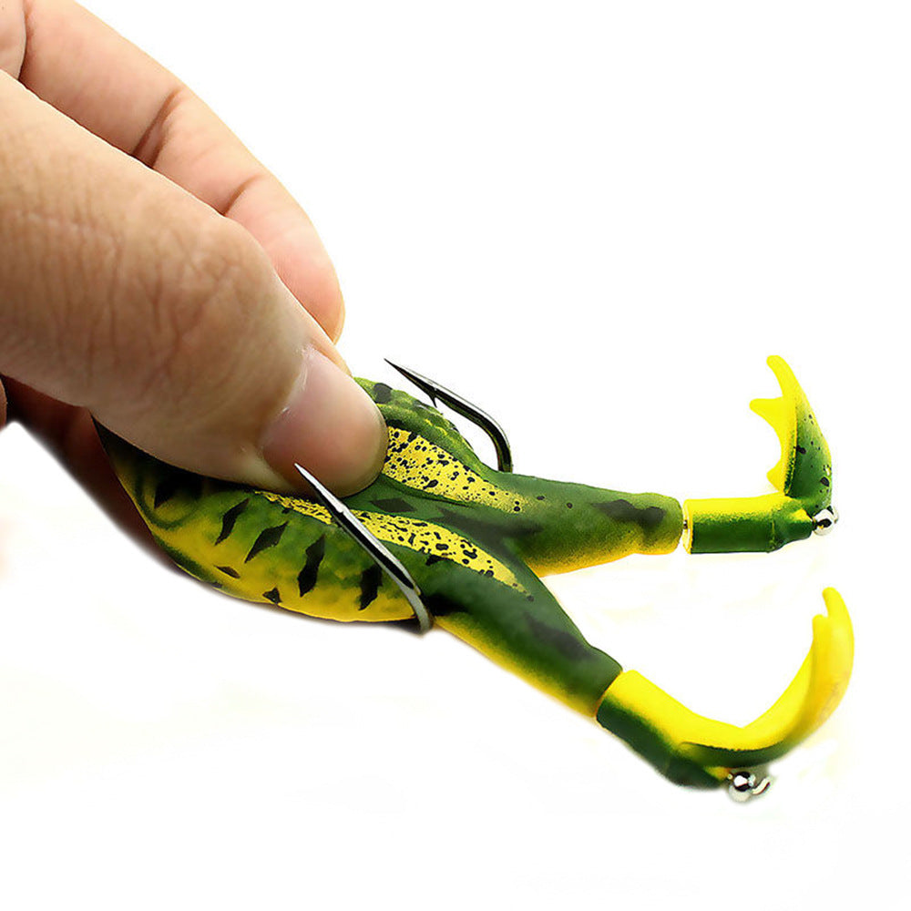 MrFishingSupplies | Double Propeller Topwater Frog Soft Bait