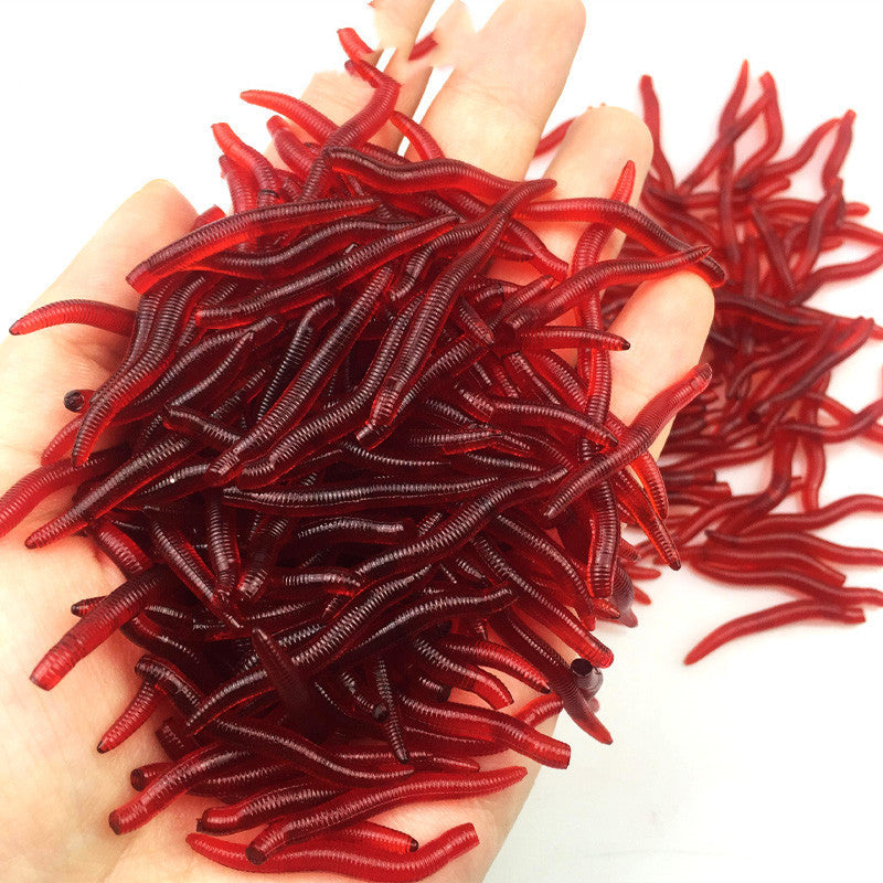 MrFishingSupplies | red worm bionic bait