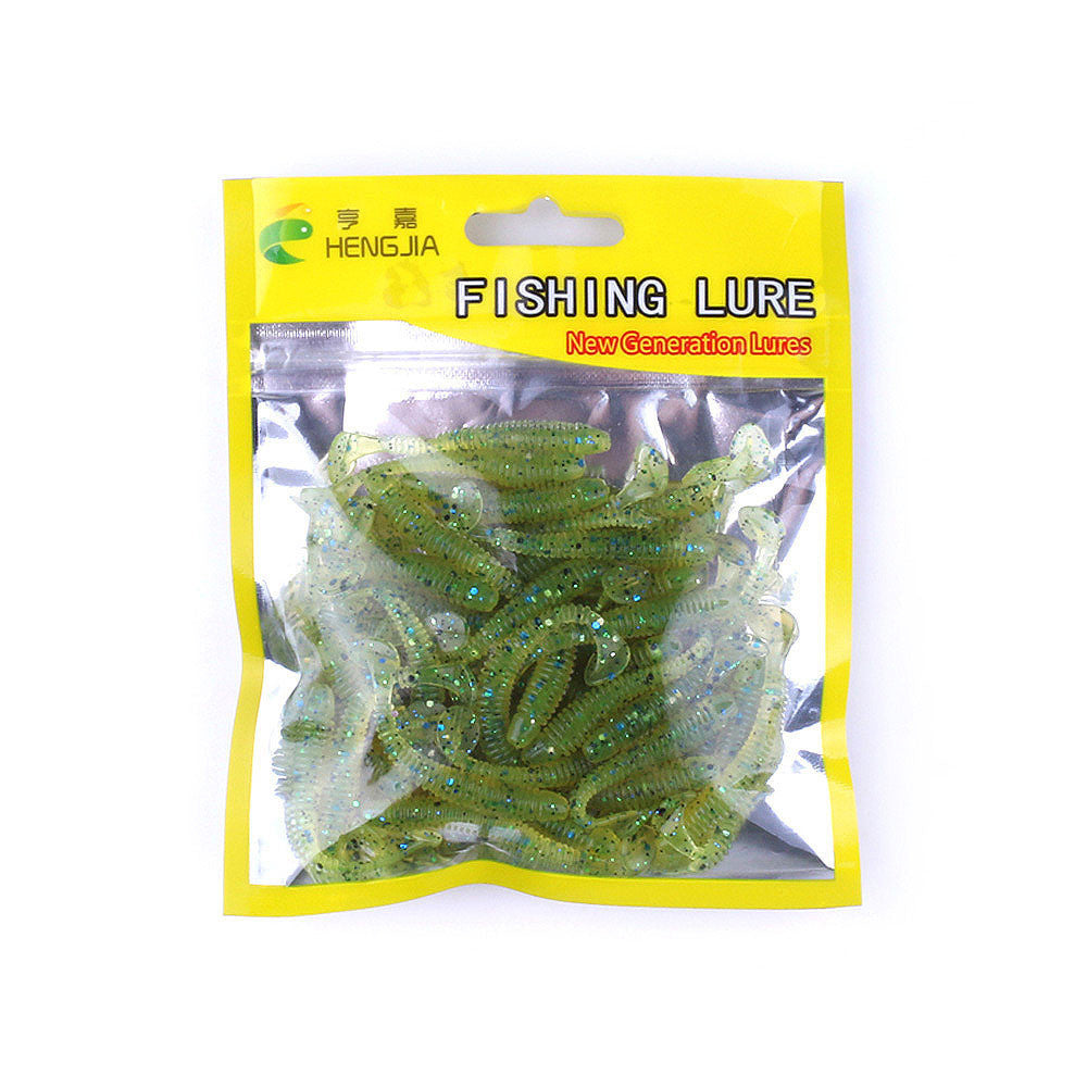 HENGJIA | Bag of colorful soft Plastic Worms bait