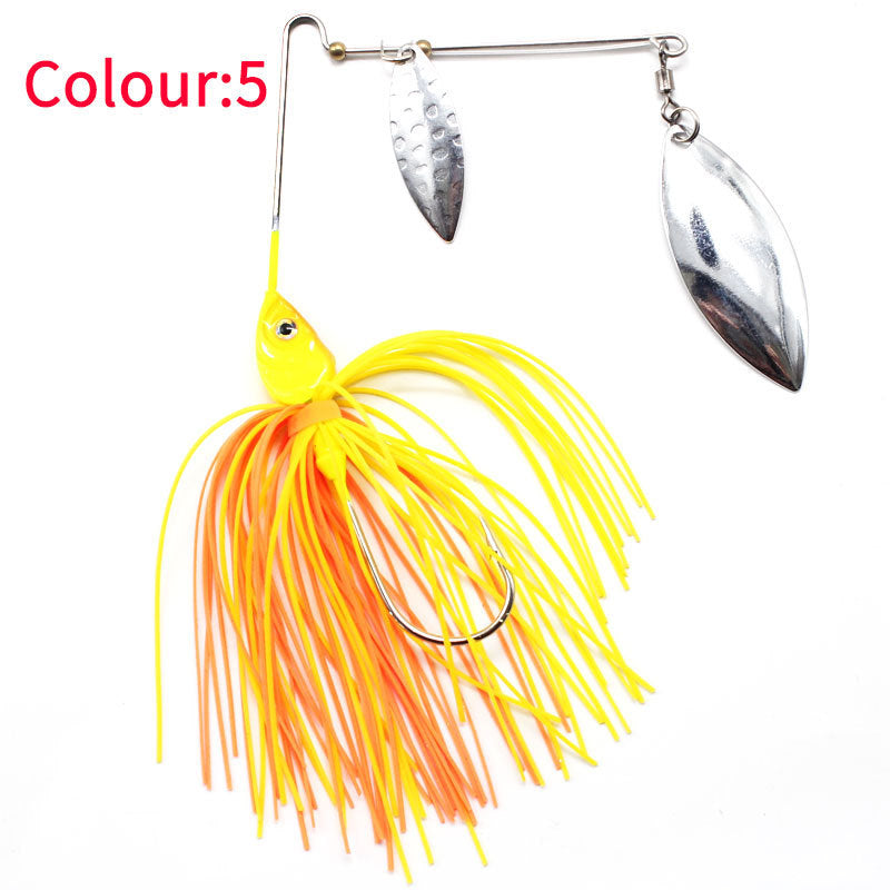 Mr Fishing Supplies | Tassel Beard Composite Sequins Fishing SpinnerBait Lure