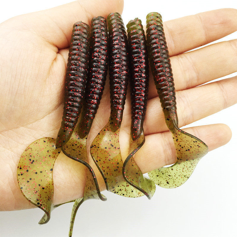 MrFishingSupplies | 5 PCS Soft Plastic Grub Fake Bait