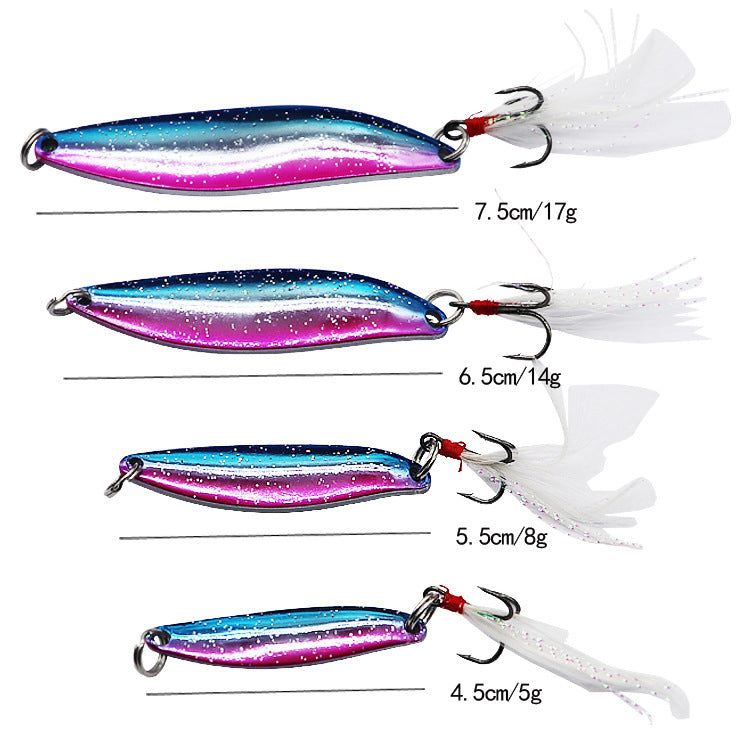MrFishingSupplies |Spoon Type Glitter 5g-17g Metal Hard Bait Fishing Tackle