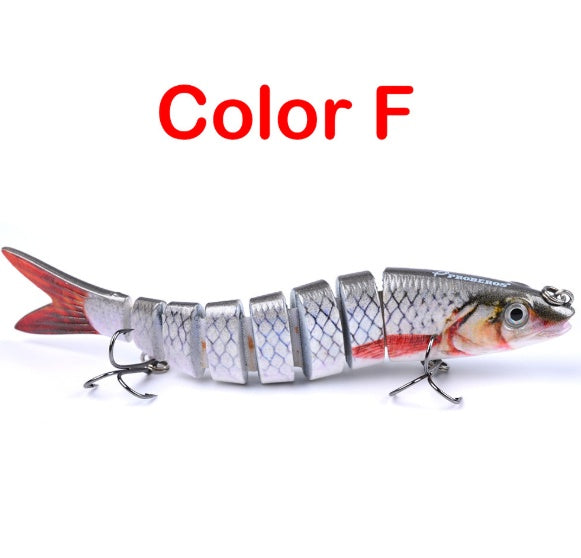 MrFishingSupplies Hard Body Swimbait Pike Fishing Lures Artificial Multi Jointed Sections Hard Bait Trolling Pike Carp Fishing Lure