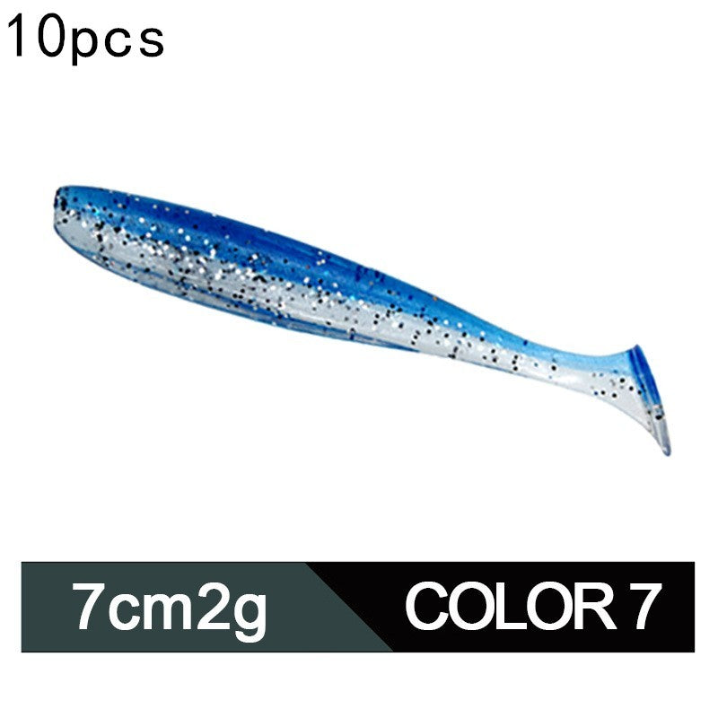 MrFishingSupplies | Two-color Soft Lure Paddle Tail Swimbait