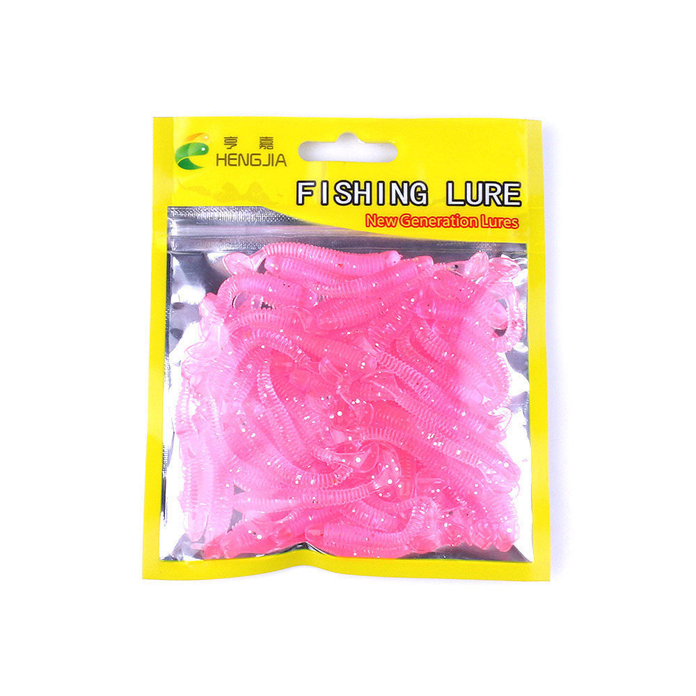 HENGJIA | Bag of colorful soft Plastic Worms bait