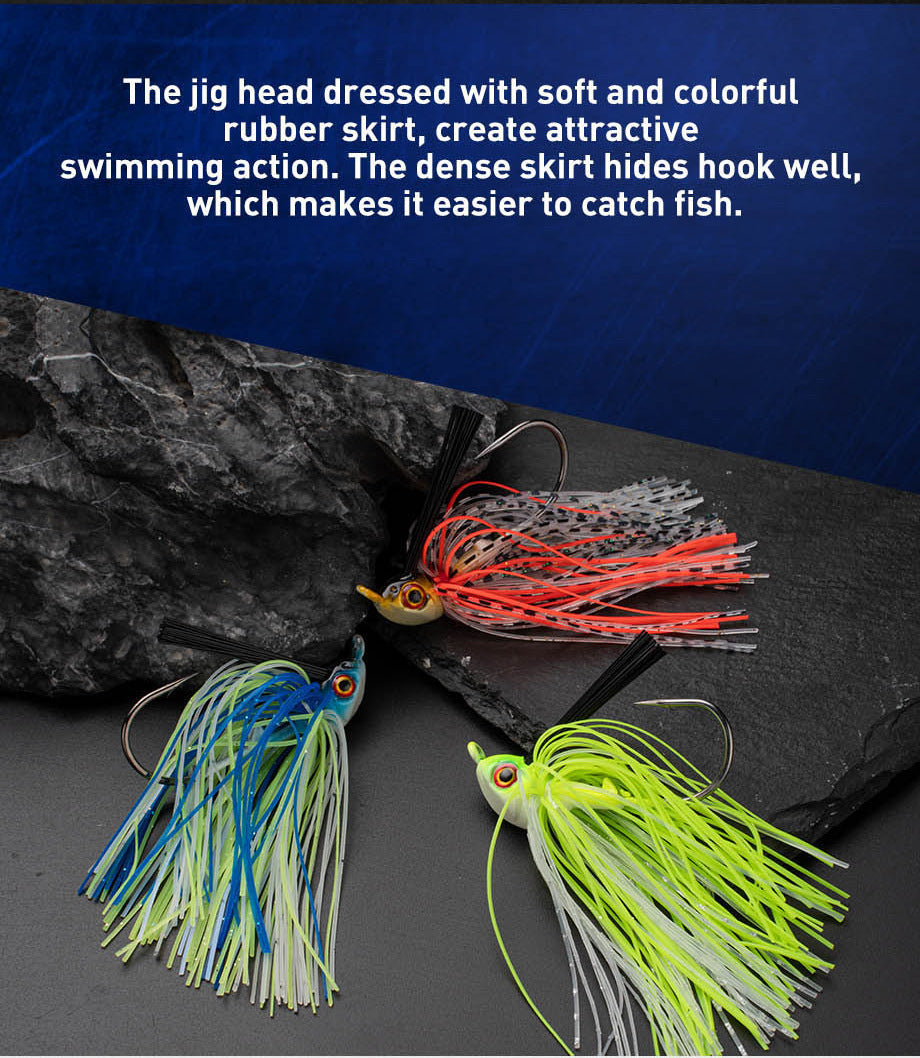 Mr Fishing Supplies | Anti-hanging Composite Rotating Sequins Bladed Jigs