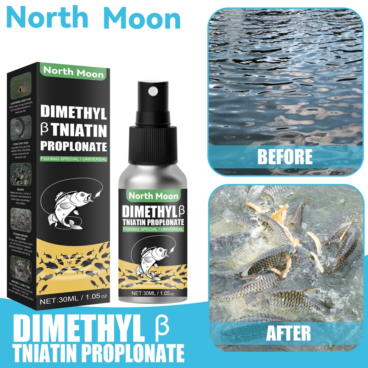 North Moon | Dimethyl & Tinatin Propionate Artificial Bait & Attractant