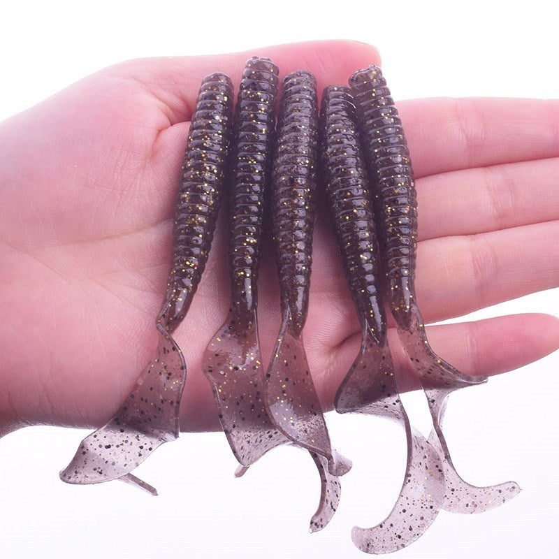 MrFishingSupplies | 5 PCS Soft Plastic Grub Fake Bait