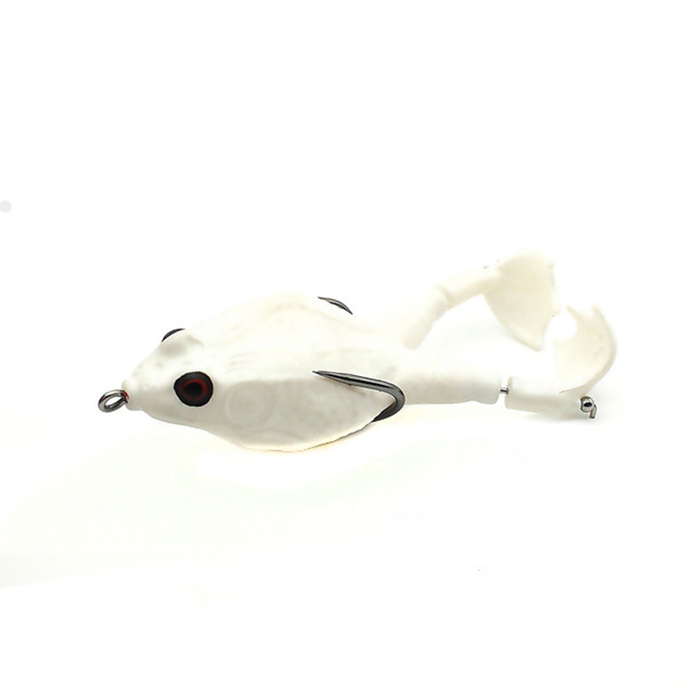 MrFishingSupplies | Double Propeller Topwater Frog Soft Bait