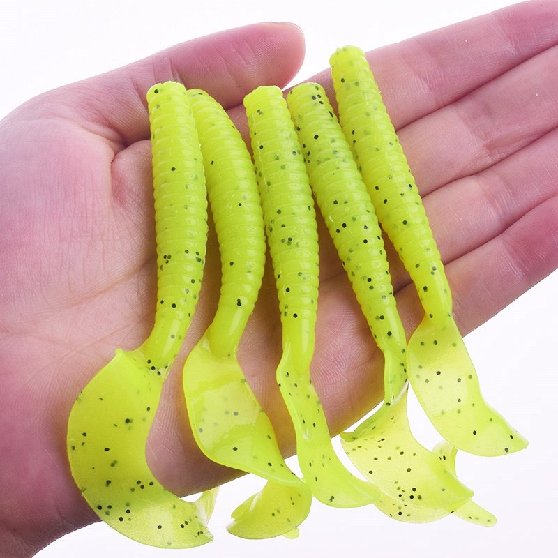 MrFishingSupplies | 5 PCS Soft Plastic Grub Fake Bait