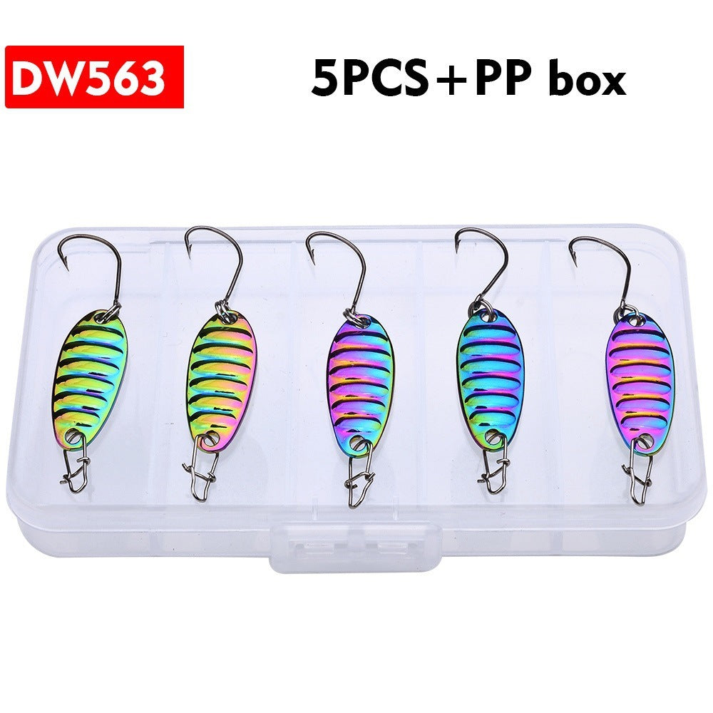 Mr Fishing Supplies Spoon Bait Long Throw Flat Vibration Glitter