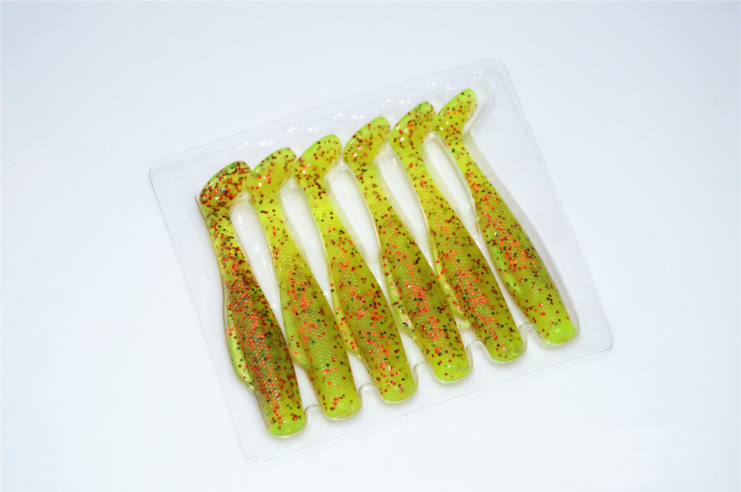 MrFishingSupplies | Multicolor Minow T-tail Lure Soft Bait 6 Pack