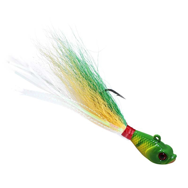 Kmucutie | Hair Jig Luminous Bronzing Deer Tail Hair Beard Lure Bait