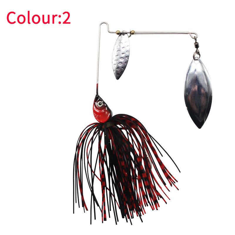 Mr Fishing Supplies | Tassel Beard Composite Sequins Fishing SpinnerBait Lure
