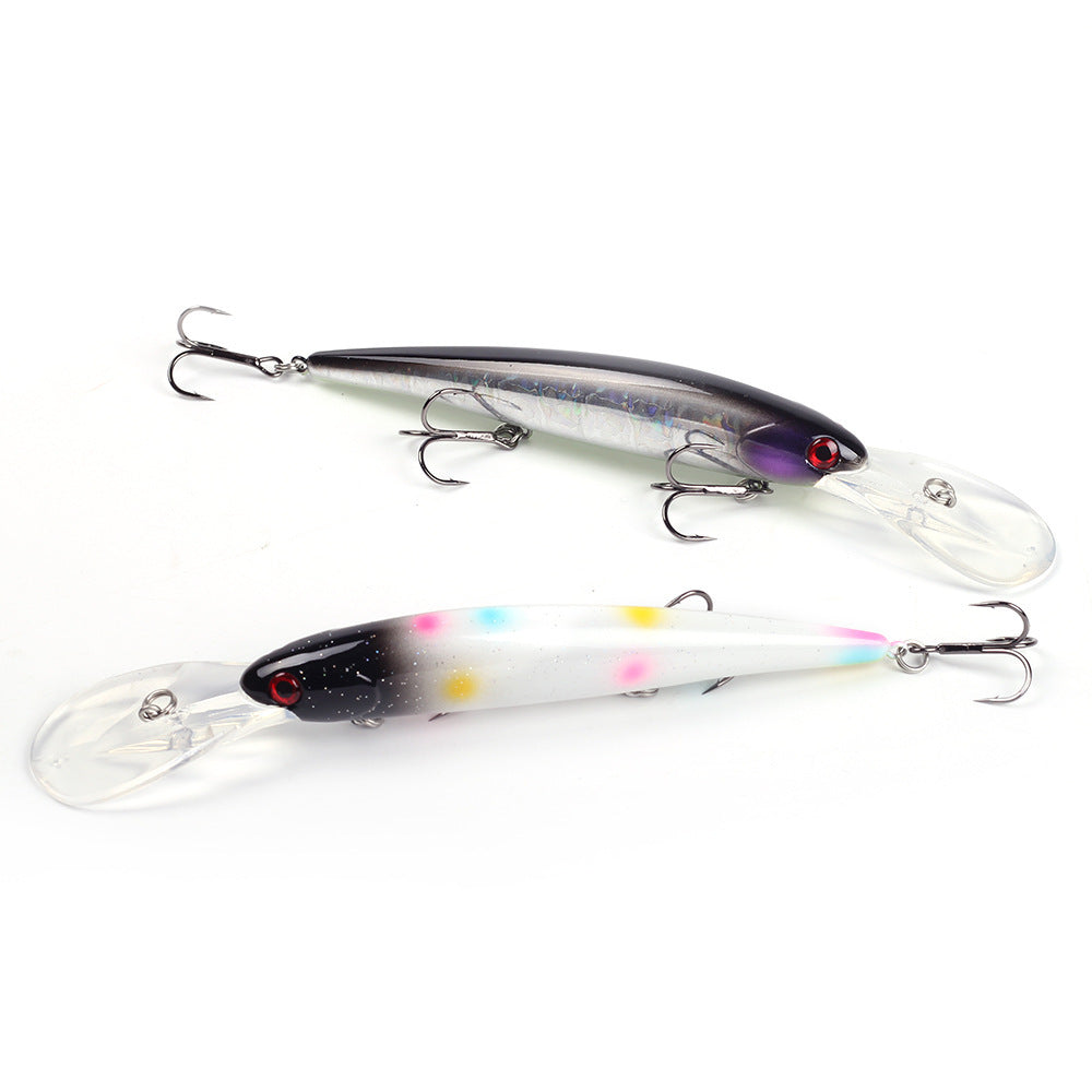 MrFishingSupplies | Jerkbait Long Tongue Plate Road Subbait 120mm20g Floating Deep Diving Minow