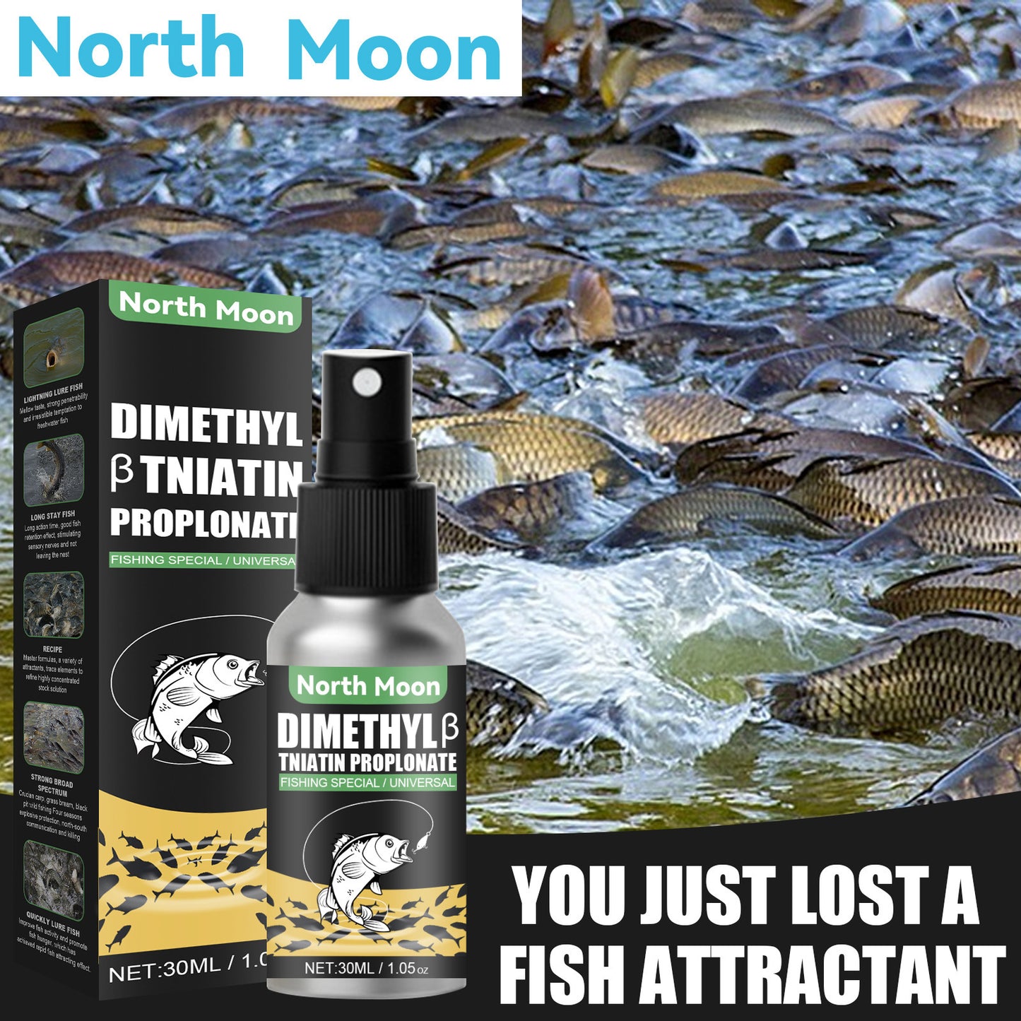 North Moon | Dimethyl & Tinatin Propionate Artificial Bait & Attractant