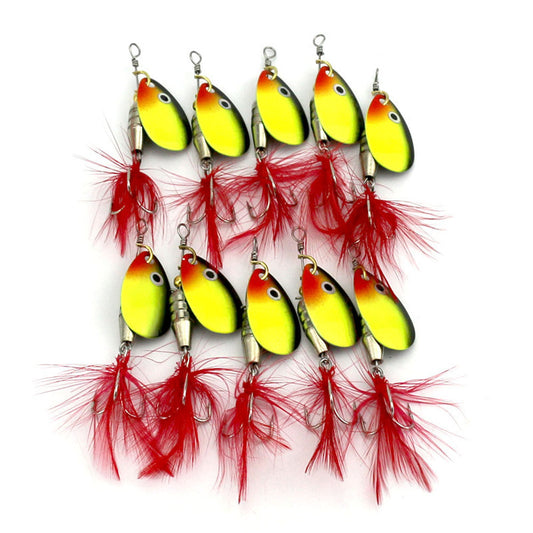 MrFishingSupplies | Colorful Spinners Fake Fishing Sequins Lures