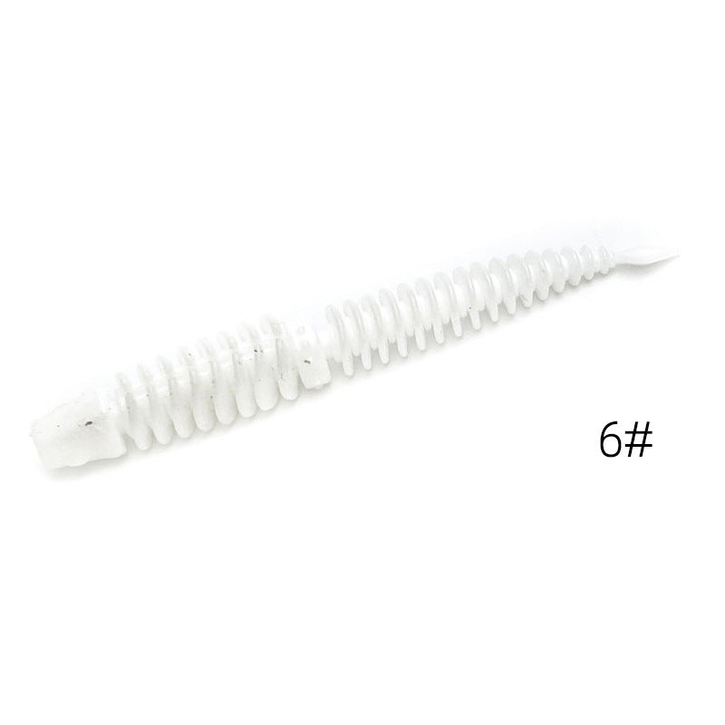 LUSHAZER| 10 PCS Reverse Thread Needle Tail Soft Bait