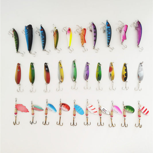 Mr Fishing Supplies 30 pcs Set Fishing Gear Sequins Fake Lure
