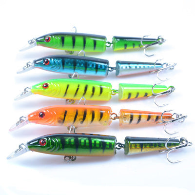 Mr Fishing Supplies Crankbaits Double Section Submerged Mino Bionic Hard Warped Mouth Bass