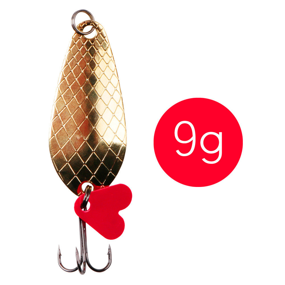 Mr Fishing Supplies Lure Sequined Pineapple Spoon Type Metal Tossing Bionic Lure