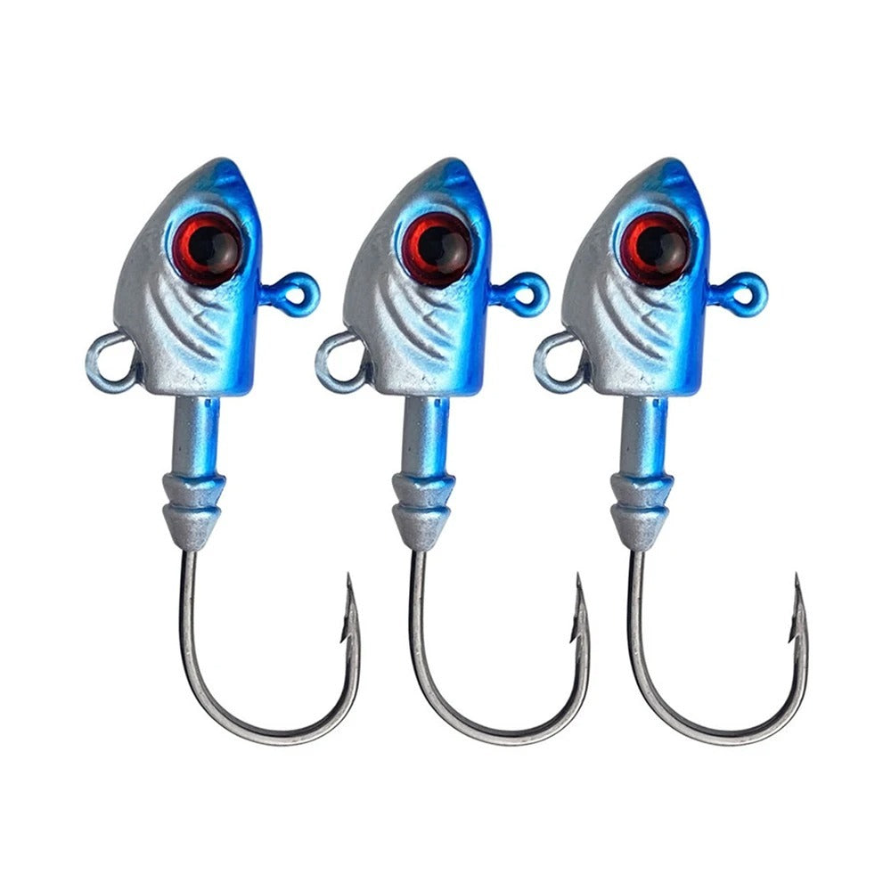 MrFishingSupplies | Jig Head Simulation Of Yayu Shaped Lead Head Hook On Beizheng Road