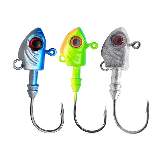 MrFishingSupplies | Jig Head Simulation Of Yayu Shaped Lead Head Hook On Beizheng Road