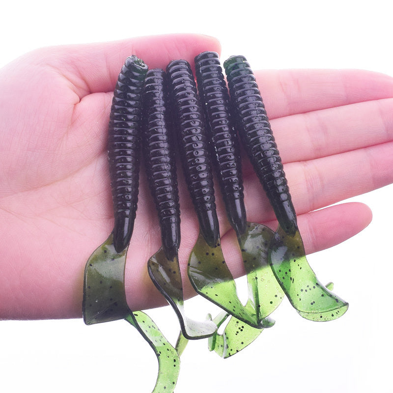 MrFishingSupplies | 5 PCS Soft Plastic Grub Fake Bait